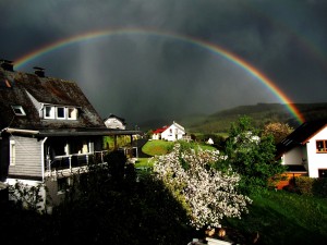 CIMG9213 Regenbogen über Netphen-Grissenbach am 6.5.2015 - Kopie